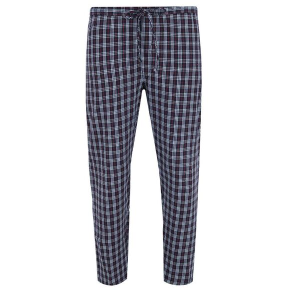 Ten West Apparel Men's Long Sleeve Henley With Flannel Pant Lounge Set - Picture 3 of 4